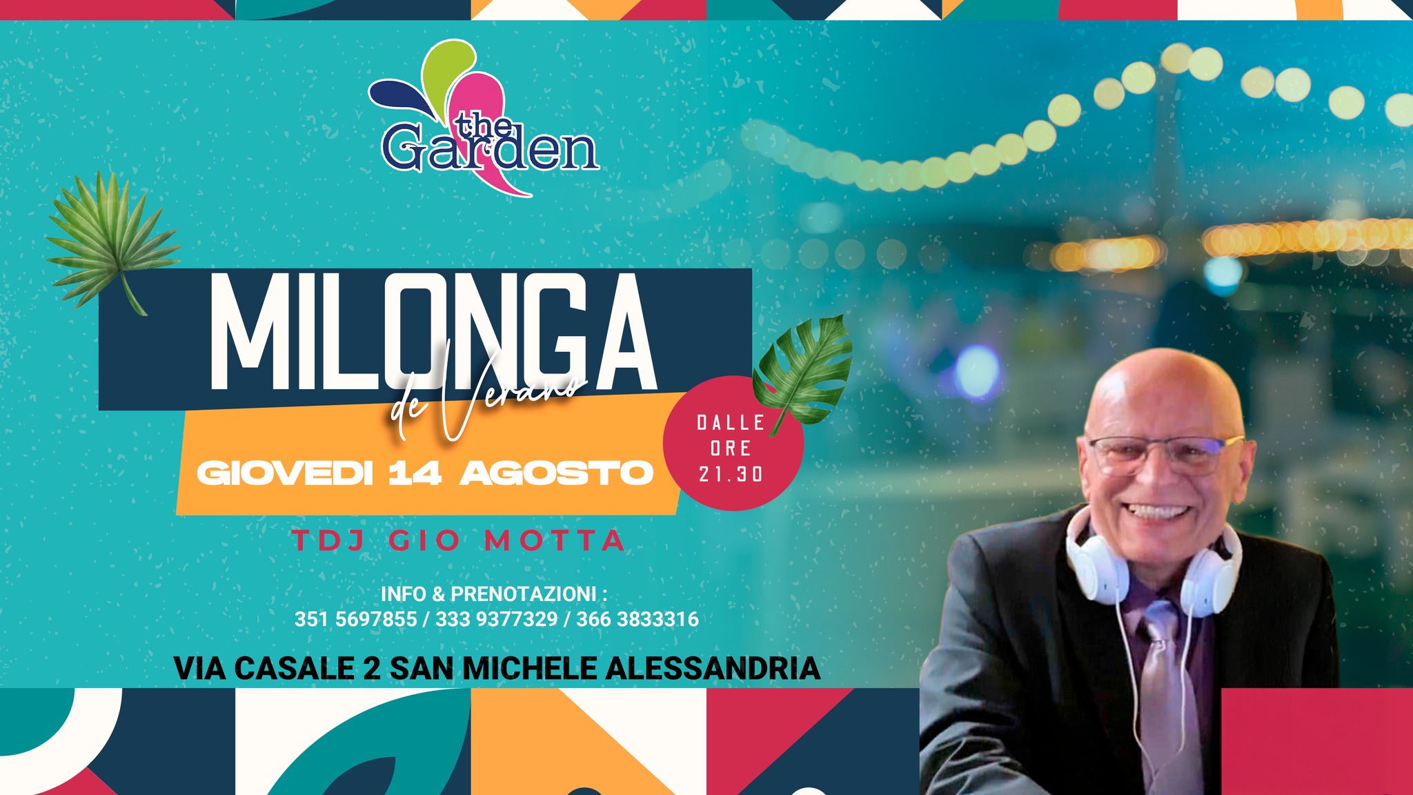 Giovedi 19 Giugno "La Milonga de Verano"