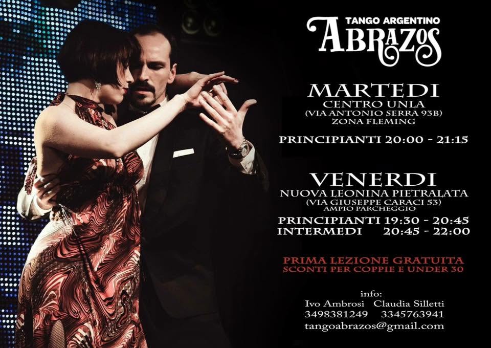 Nuovi corsi di Tango Argentino a Roma - con Ivo e Claudia