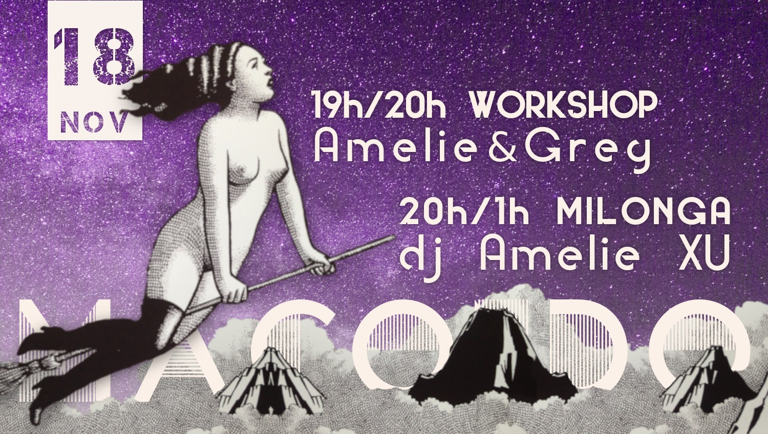 Milonga Macondo ! Amélie XU et Greg DIAZ guests