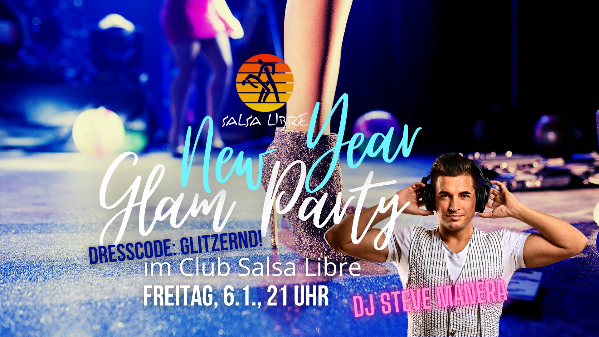 New Year Glam Salsa Party