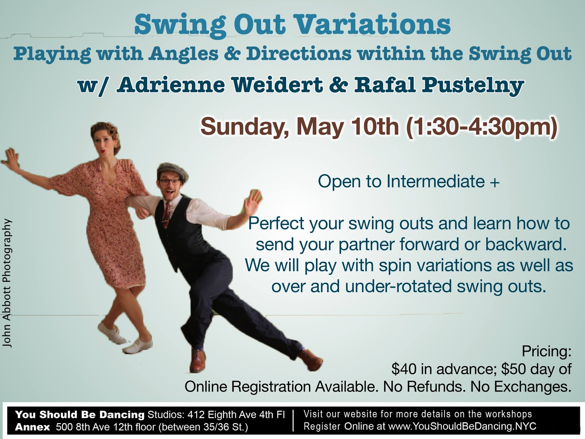 Swing Out Variations: Playing with Angles & Directions within the Swing Out with Rafal & Adrienne