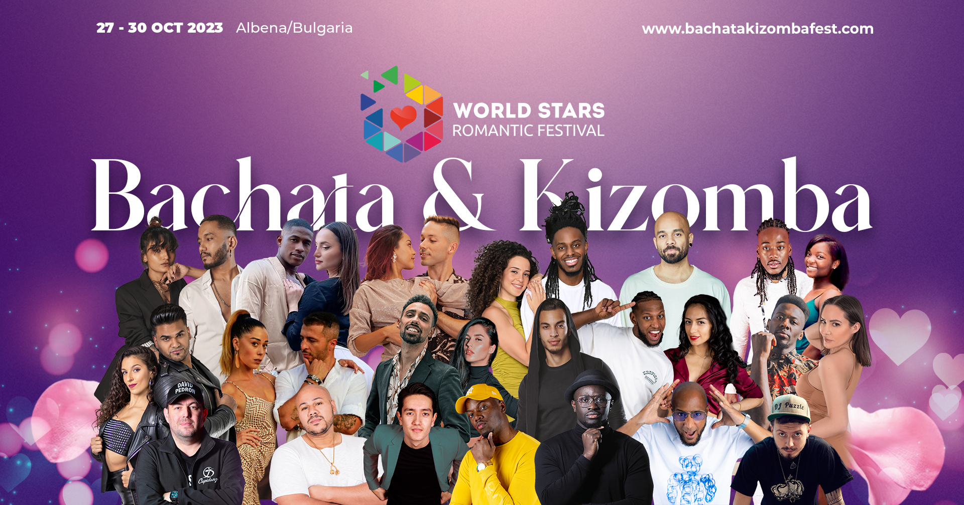 World Stars Romantic Festival 🔰Bachata & 🔰Kizomba 27-30 Oct. 2023 Official Event