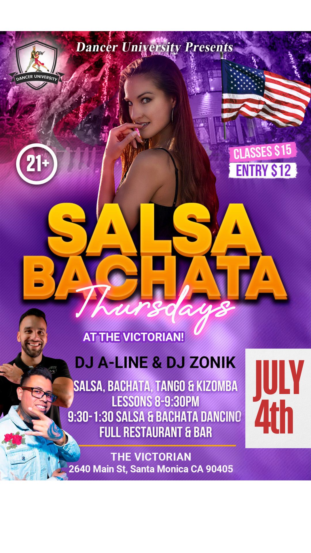 Salsa & Bachata Thursdays at the Victorian!