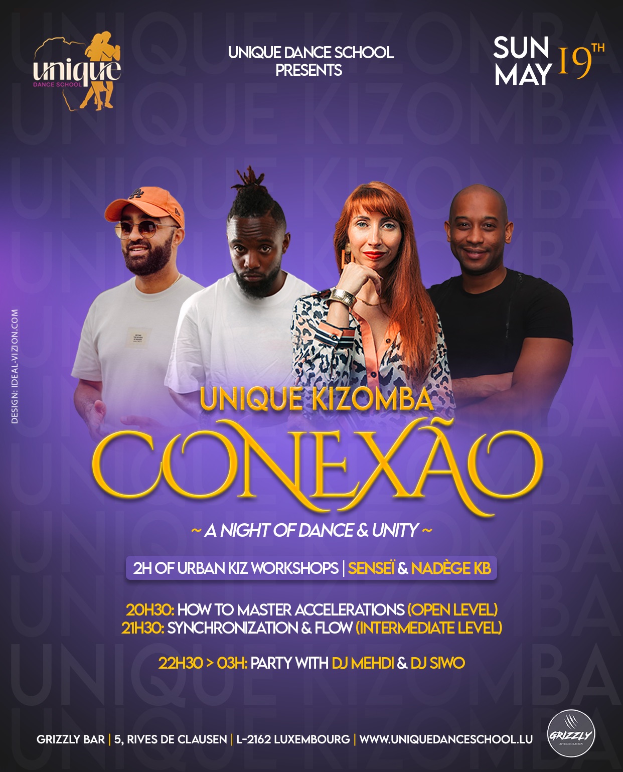 🌶️🔥 Unique Kizomba Conexão Party (DJs Mehdi & Siwo) & Workshops with Senseï & Nadège KB