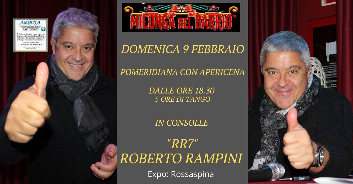Un momento tanto atteso!! In consolle "RR7" Roberto Rampini