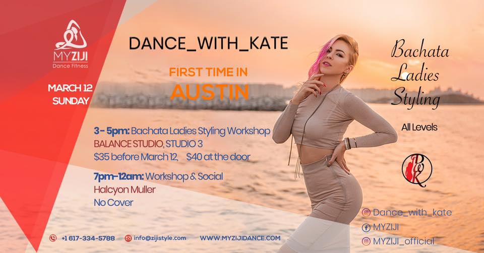 Kate’s Bachata Ladies Styling Workshops
