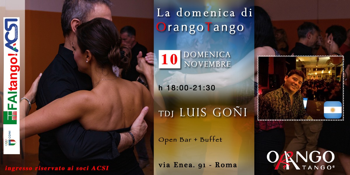 La domenica di OrangoTango - Luis Goñi Tdj