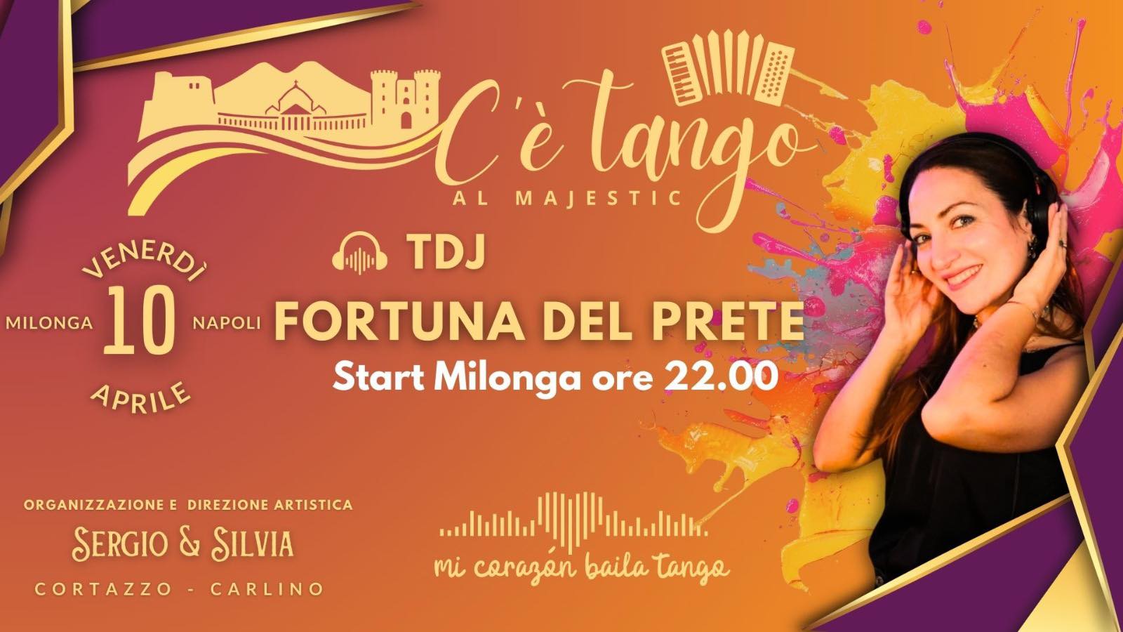 C’è Tango al majestic Venerdì 10 Aprile