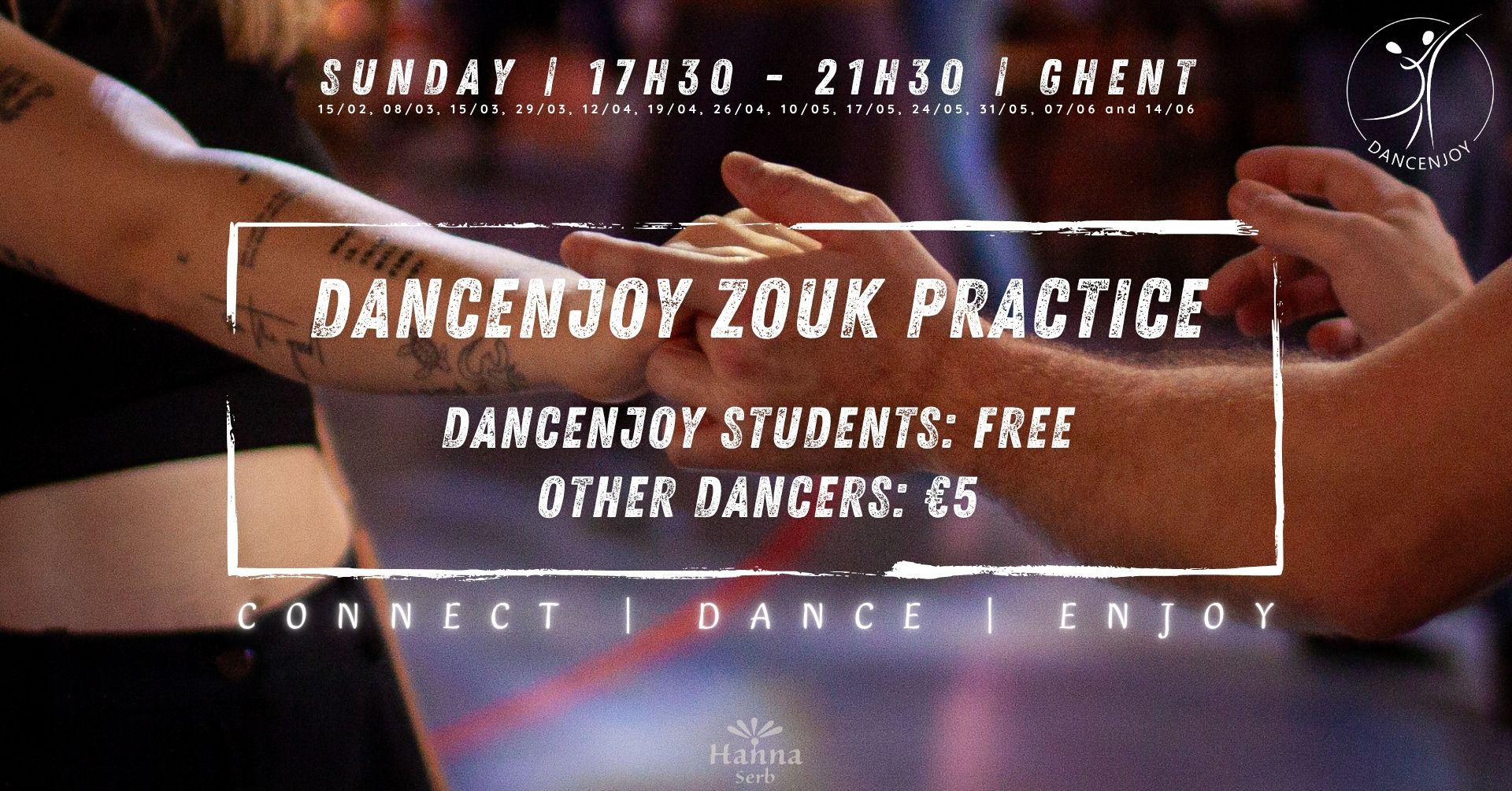 Dancenjoy Zouk Practice Sunday Semester 1