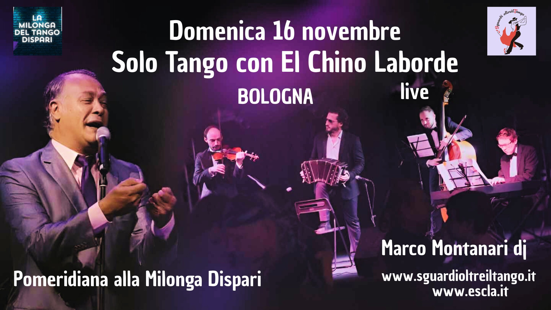 I Solo Tango con El Chino Laborde live a La Milonga Dispari!
