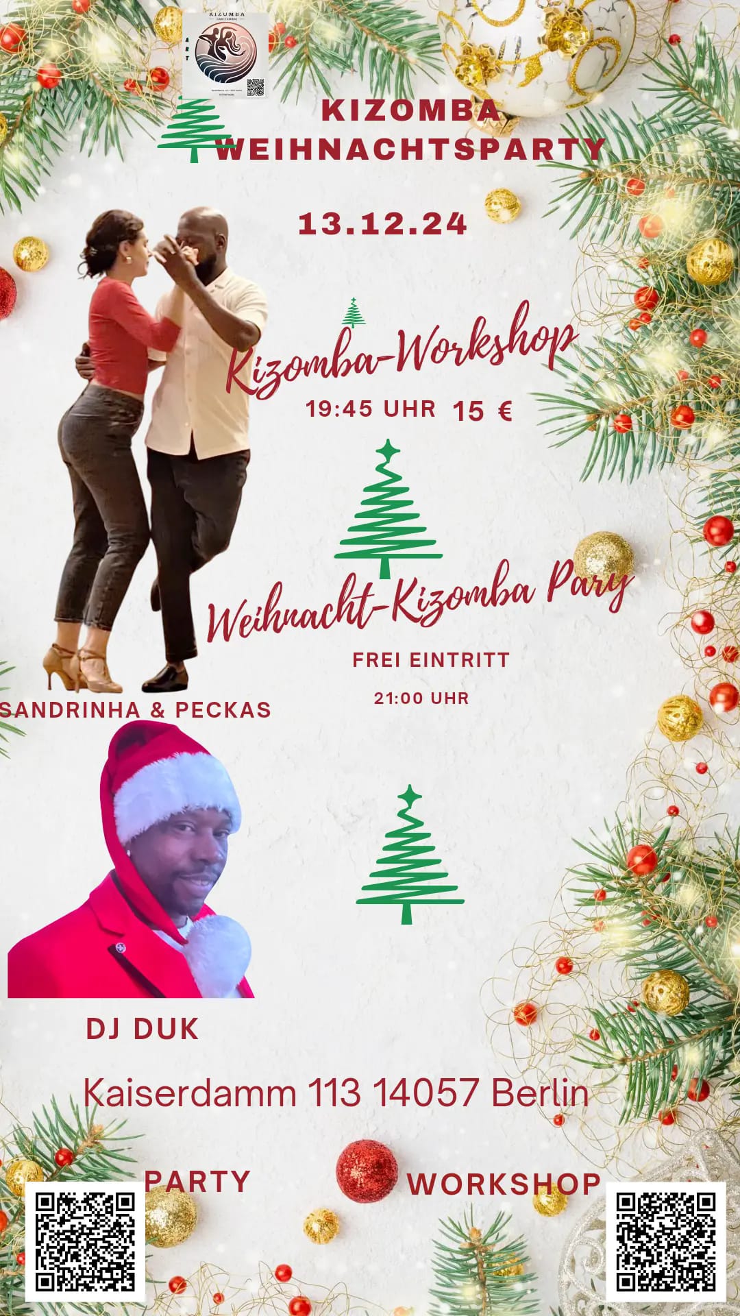 KIZOMBA-WEIHNACHTSPARTY-FRE EINTRITT