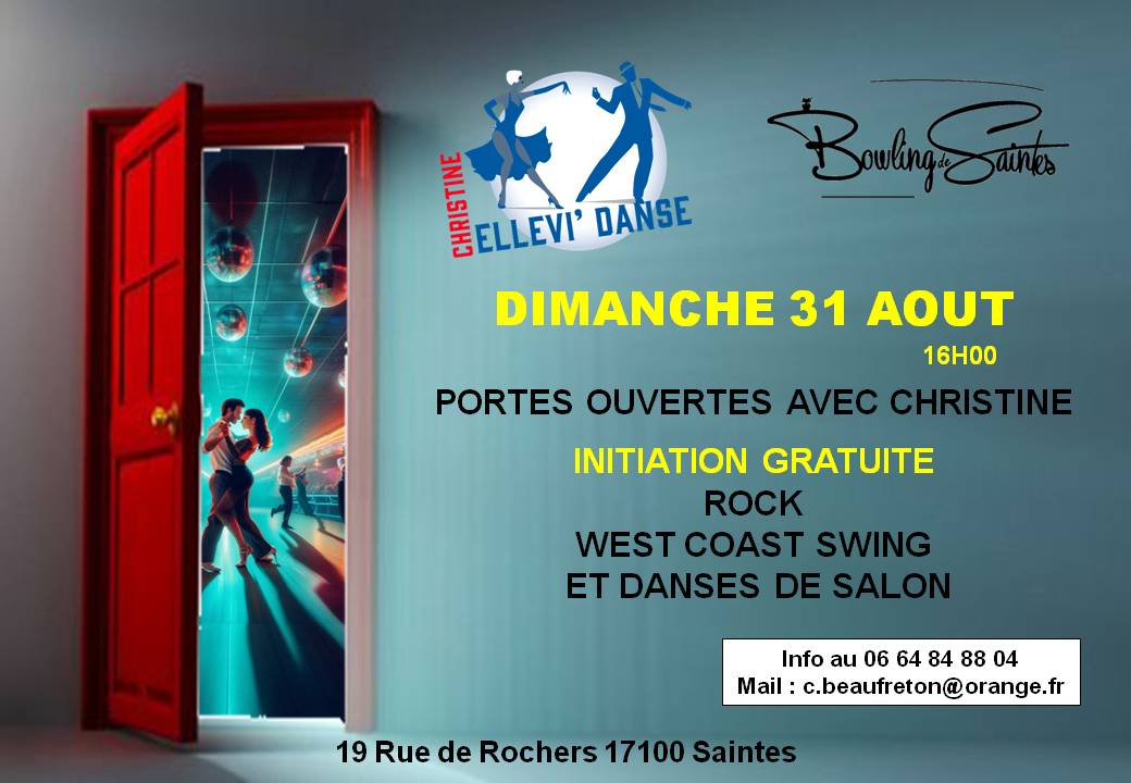 Portes Ouvertes Christine Ellevi'Danse initiation gratuite