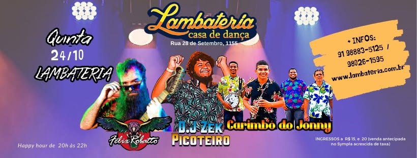 Lambateria 154 - Félix Robatto, Zek Picoteiro e Carimbó do Jonny