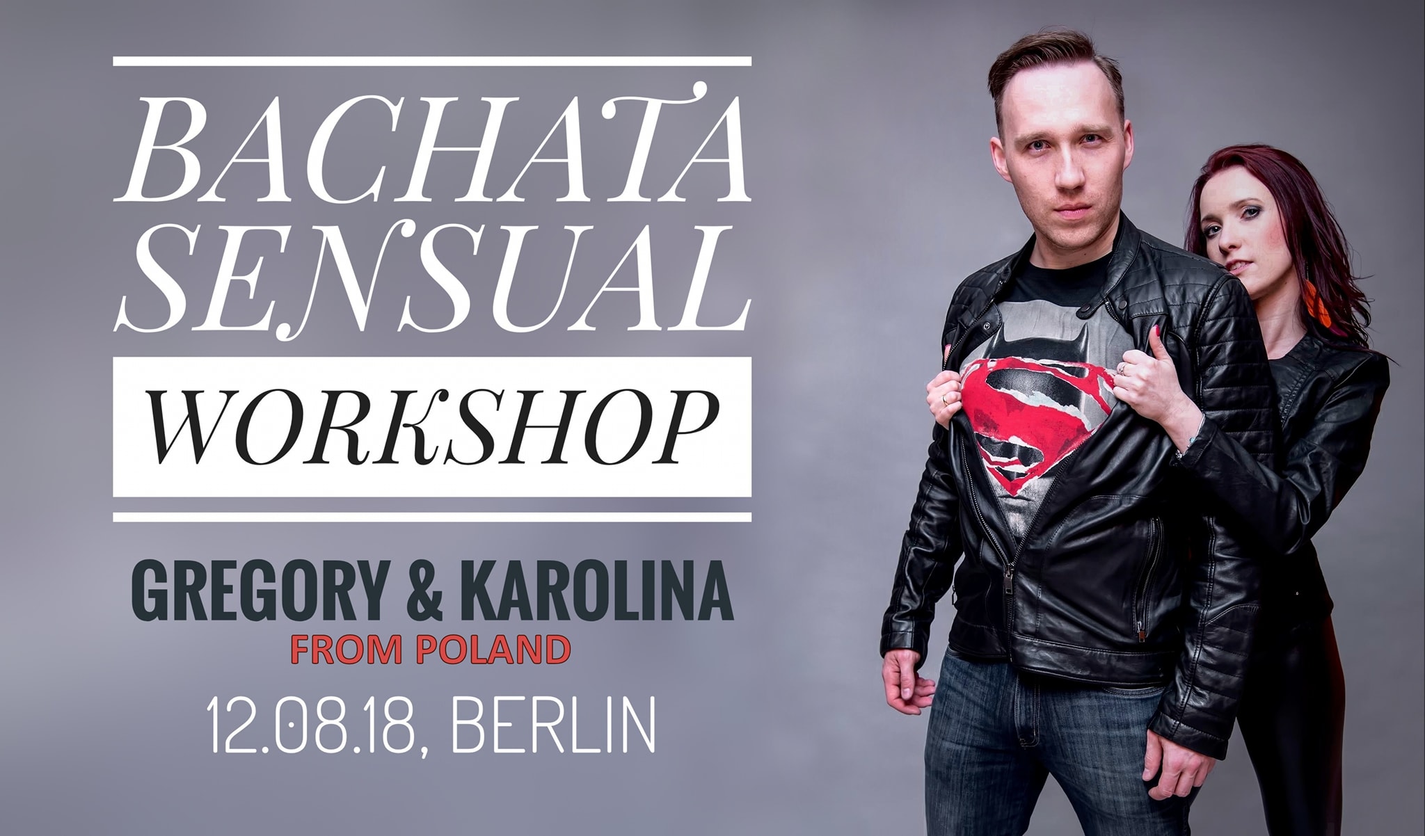 GREGORY & KAROLINA Bachata Sensual Workshop in Berlin 12.08.18