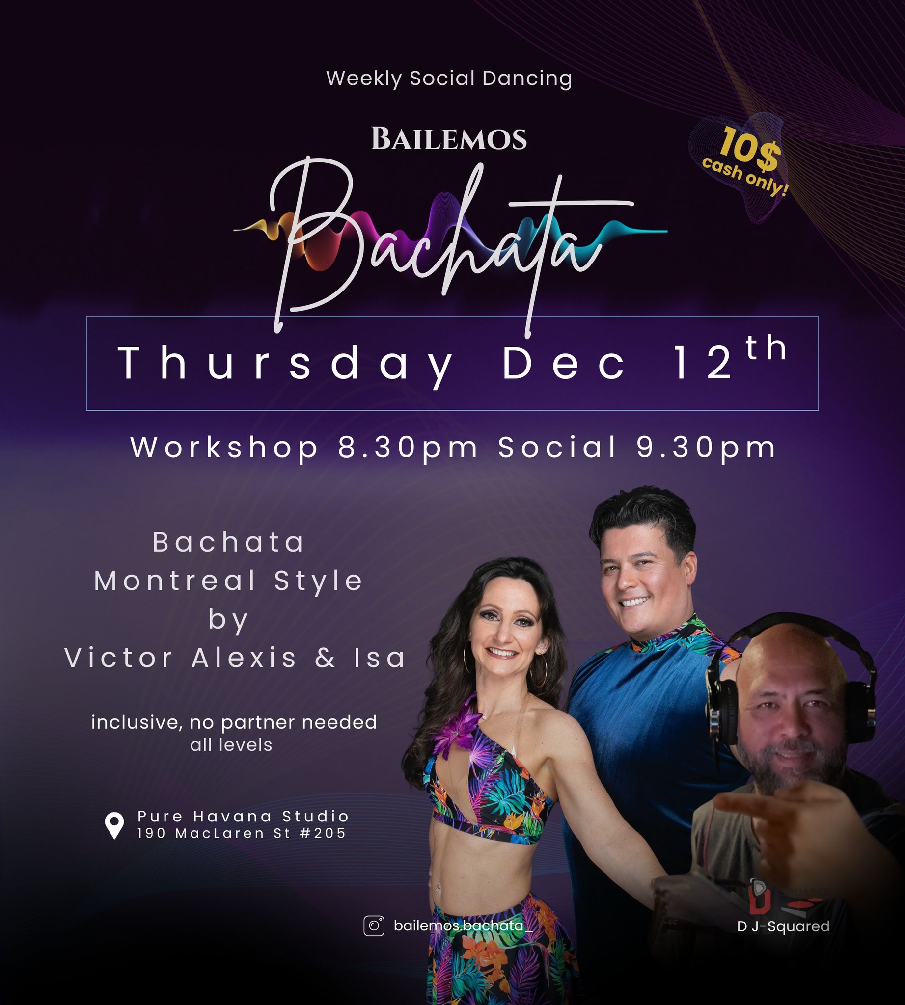 Experience Bailemos Bachata with Victor Alexis