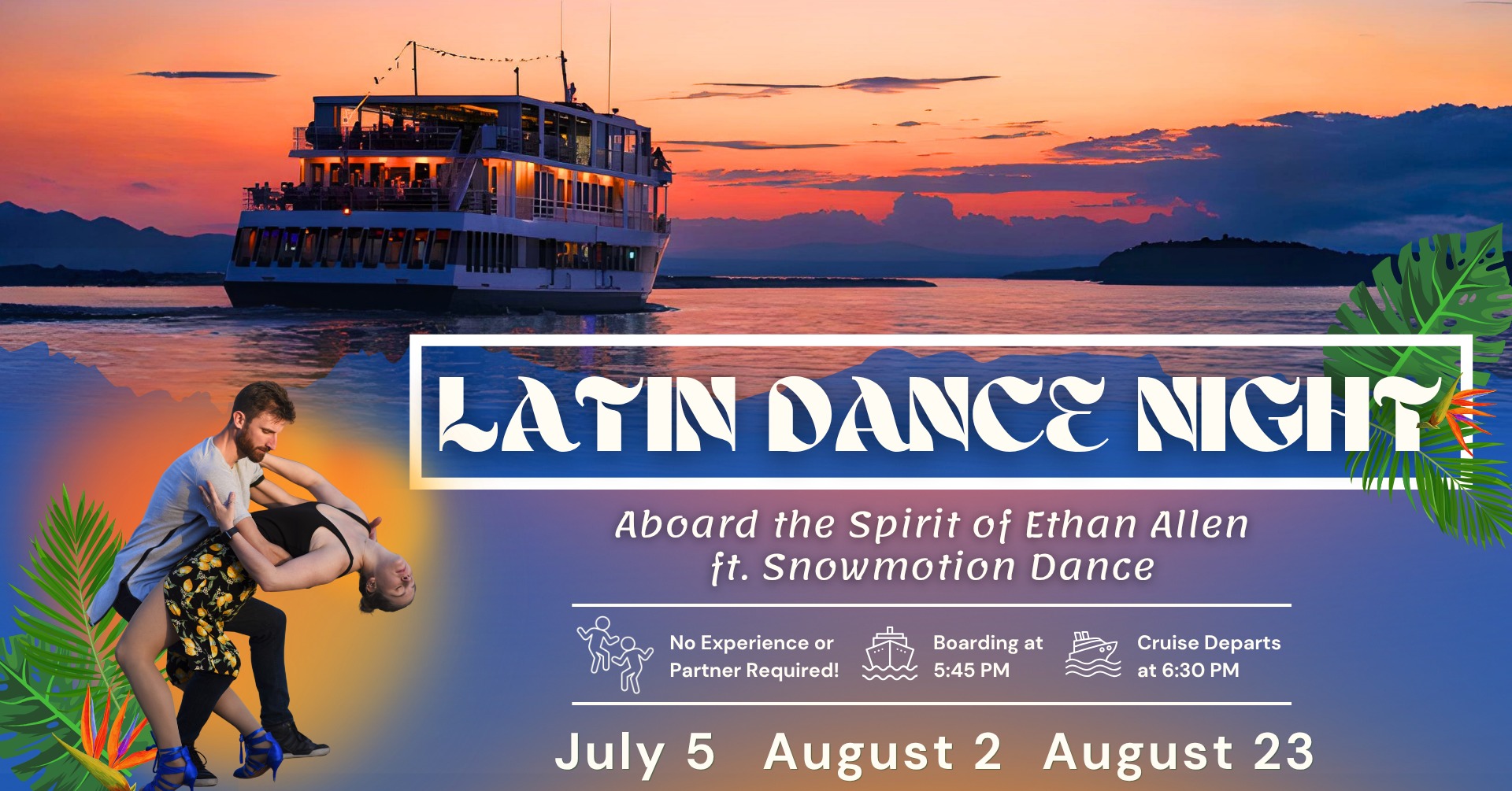 Latin Dance Night • Aboard the Spirit of Ethan Allen