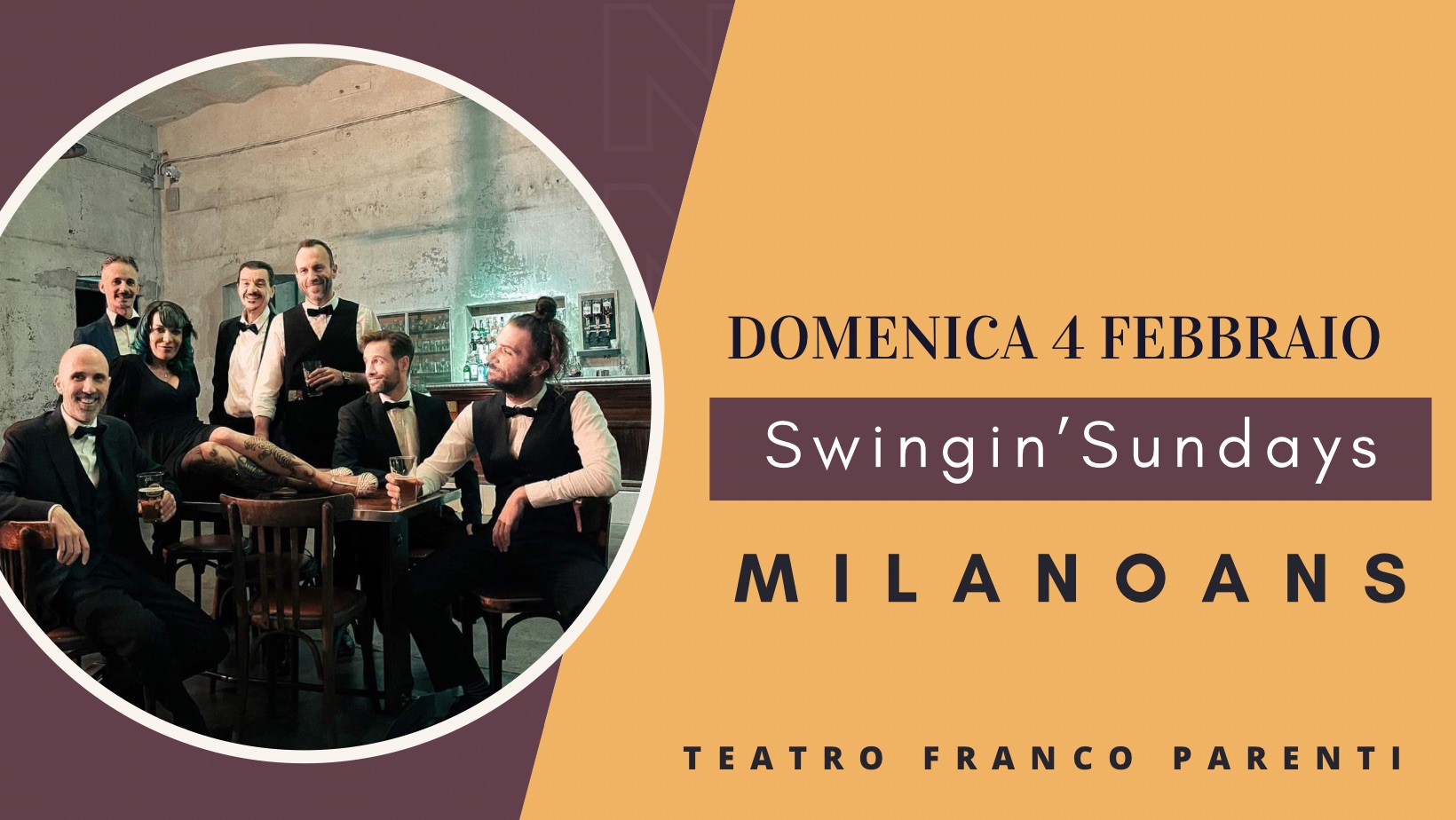 Swingin’Sundays 🎻MILANOANS