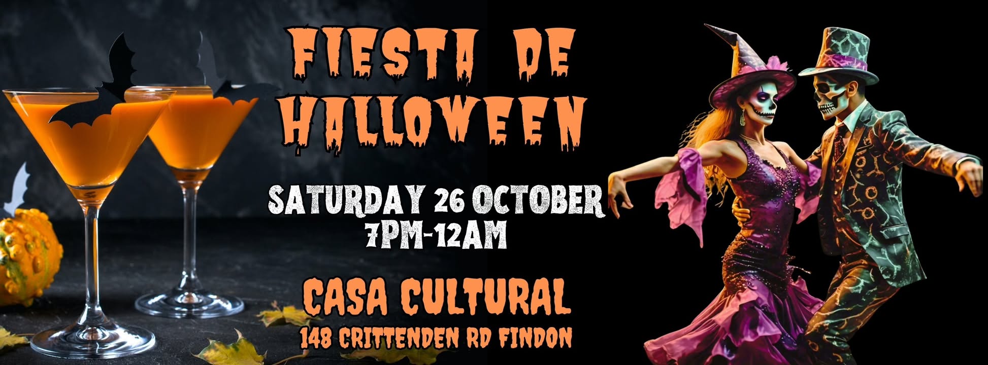 FIESTA DE HALLOWEEN (Fundraiser for Omar)