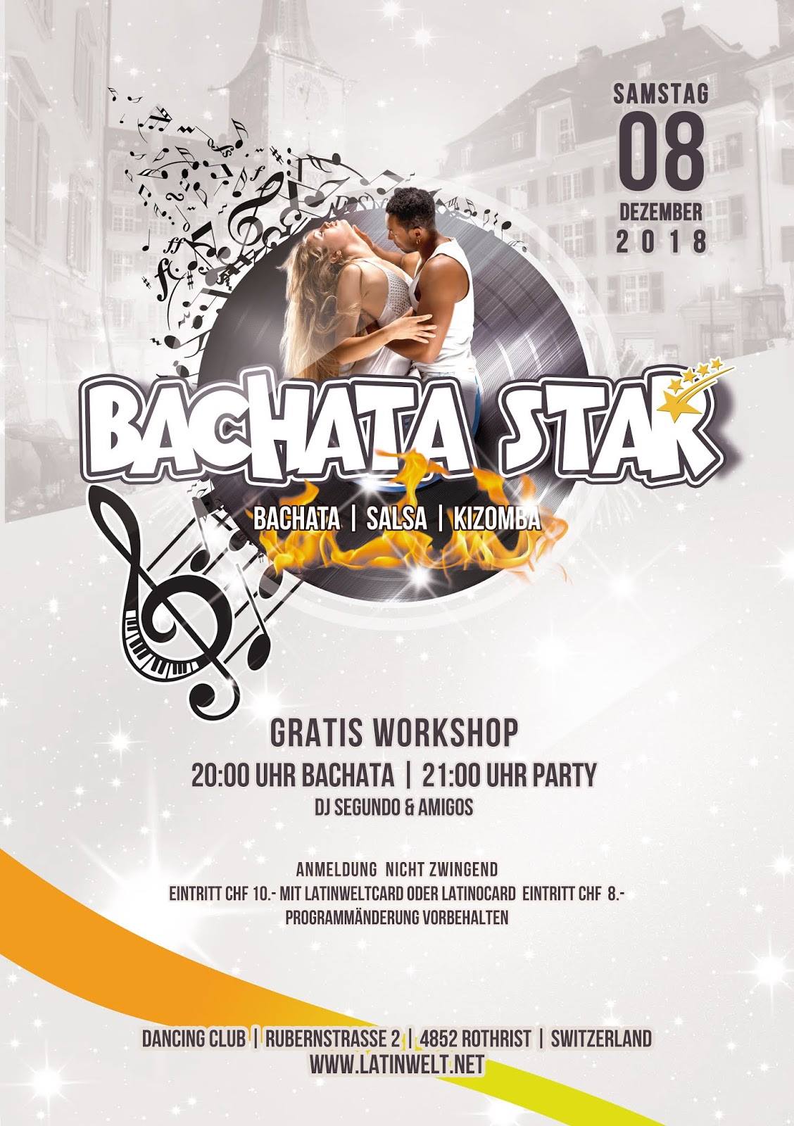★★Bachata Star mit exklusivem Gratis Bachata Workshop