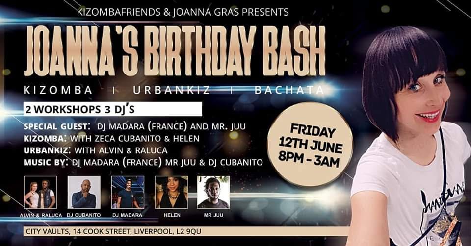 Kizombafriends presents Joanna's Birthday Bash ***40 ****