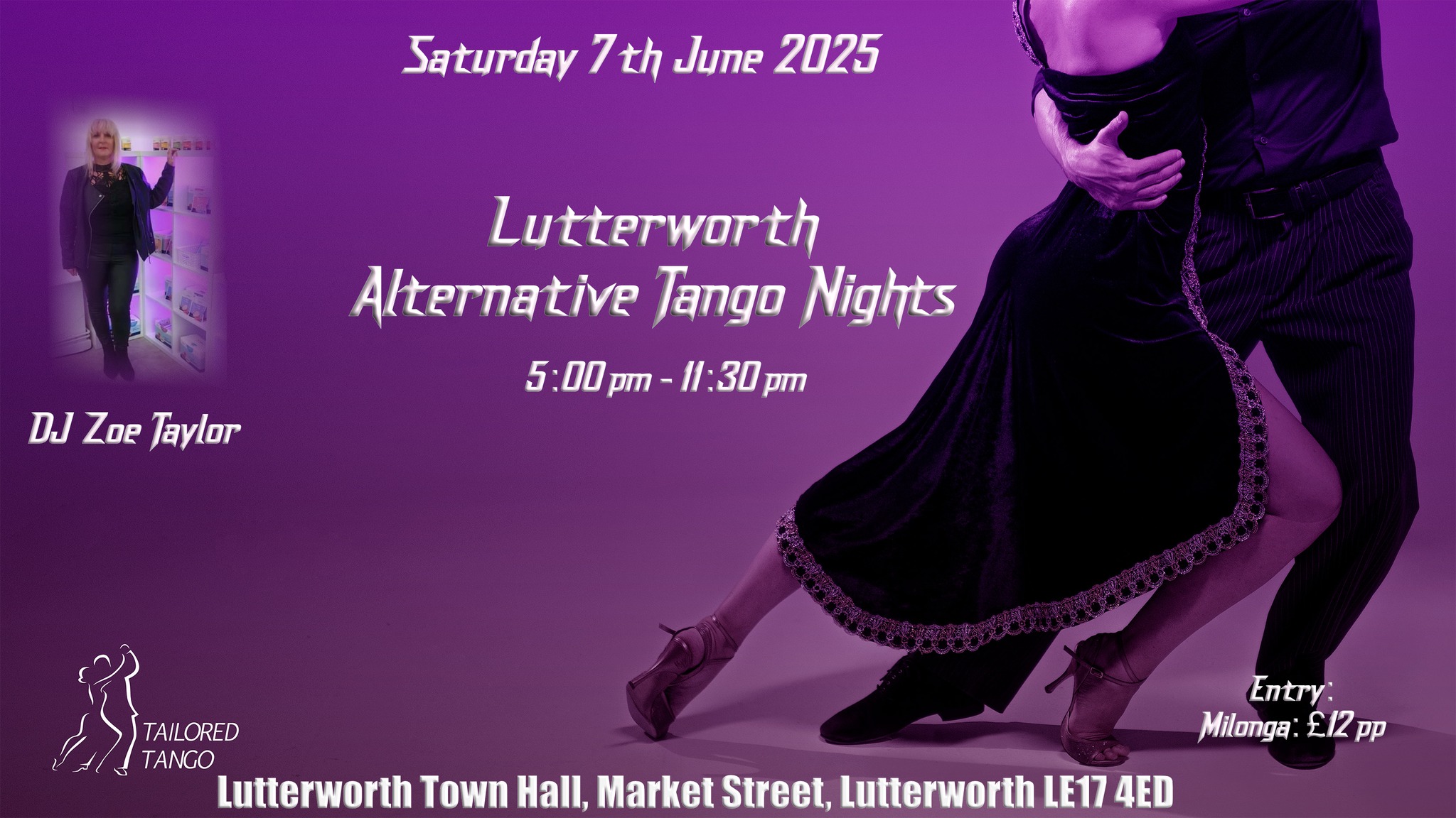 Lutterworth Alternative Tango Nights JUNE 2025