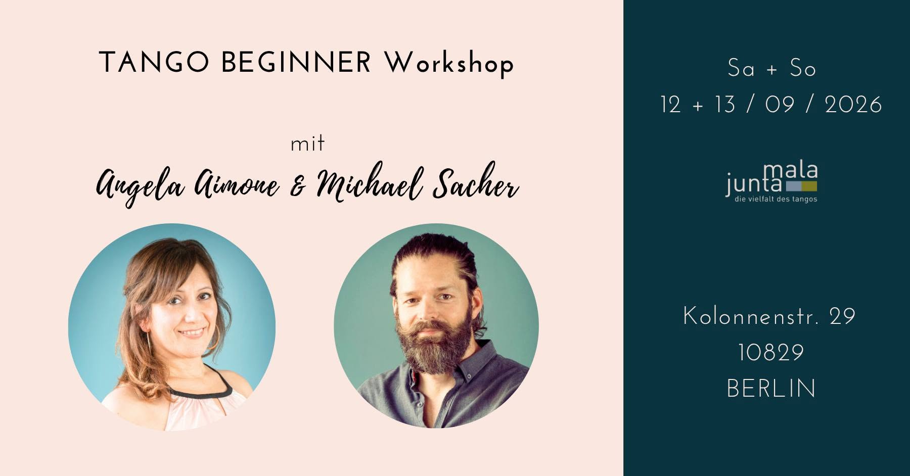 Tango Beginner Workshop mit Angela und Micha
