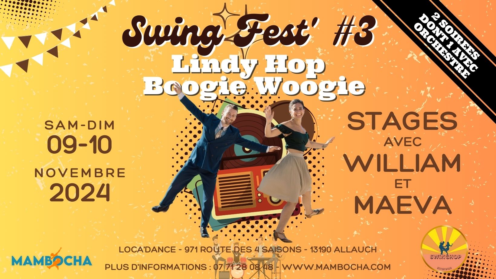 Swing Fest' #3 - Stages avec William et Maeva