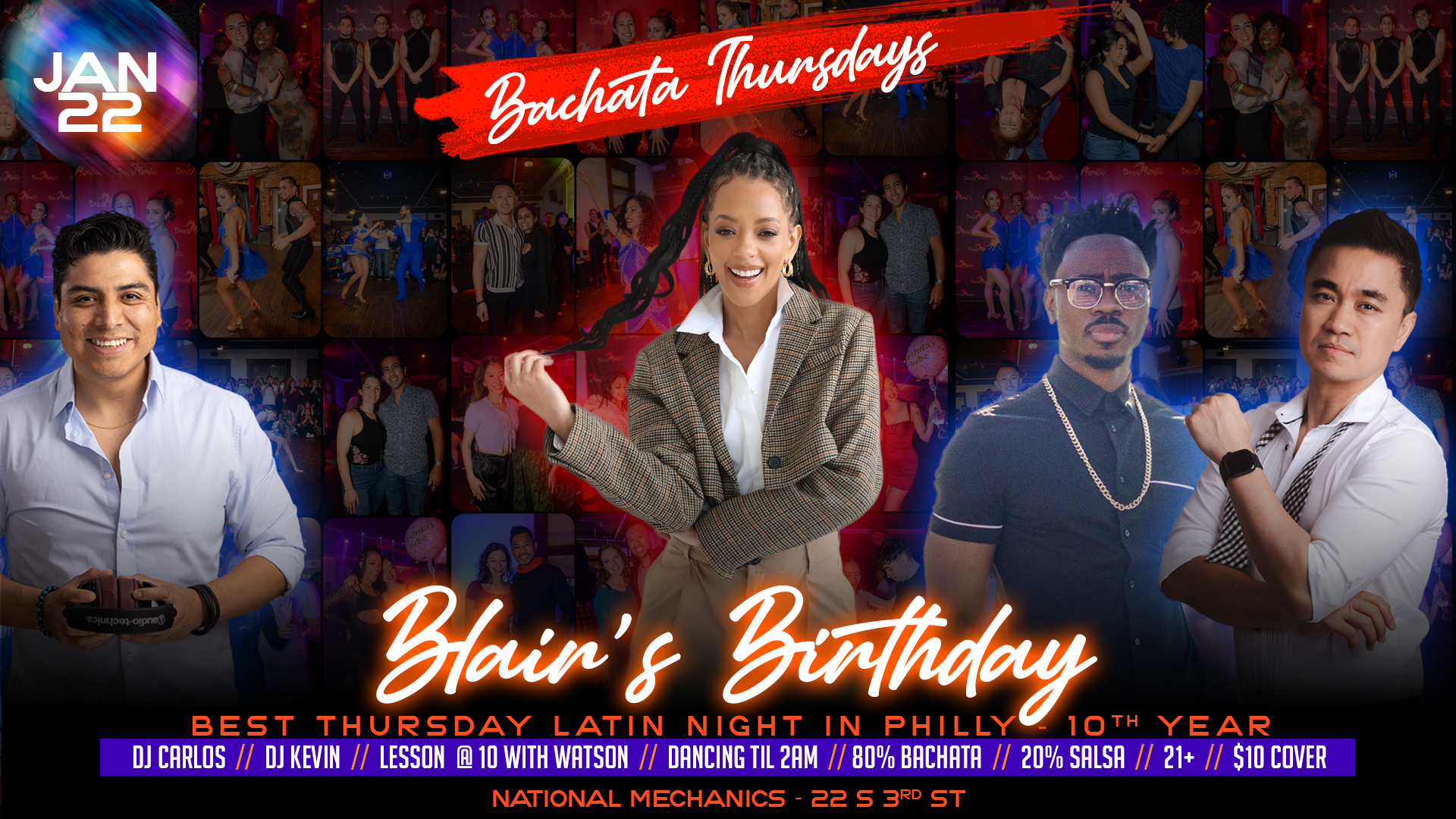 Bachata Thursdays - JAN 22