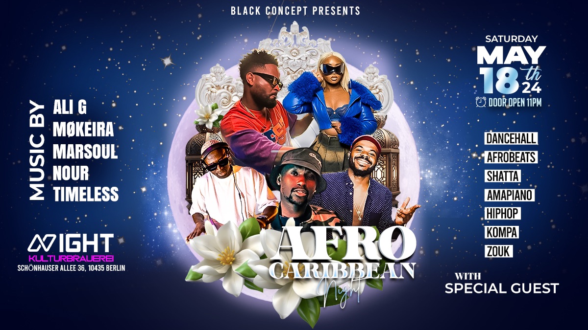 AFRO CARIBBEAN NIGHT - CARNIVAL EDITION BY BLACK CONCEPT