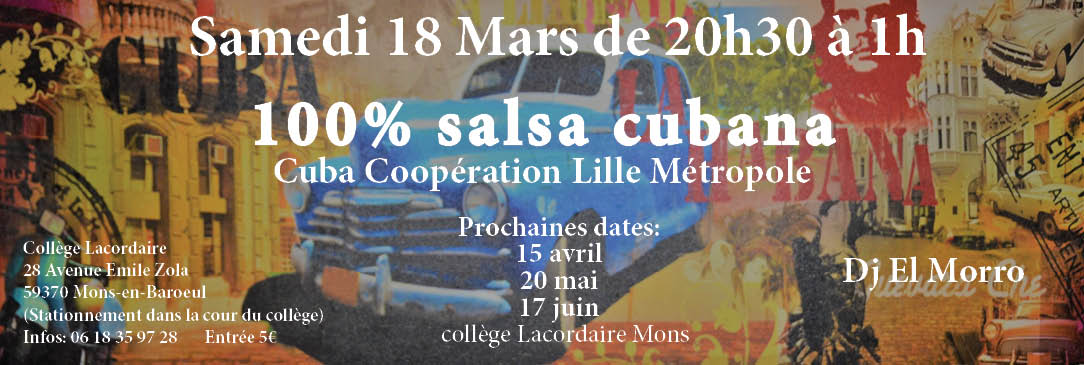 100% Salsa Cubana por CubaCoop Lille