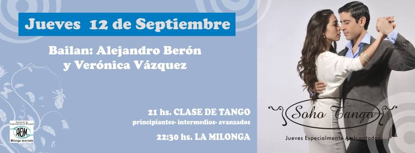 SOHO TANGO, bailan Alejandro Berón y Verónica Vázquez!!!