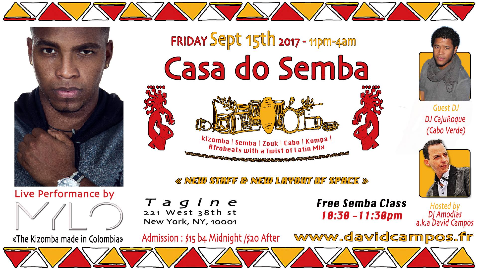 CASA Do SEMBA - Friday August 25th 2017