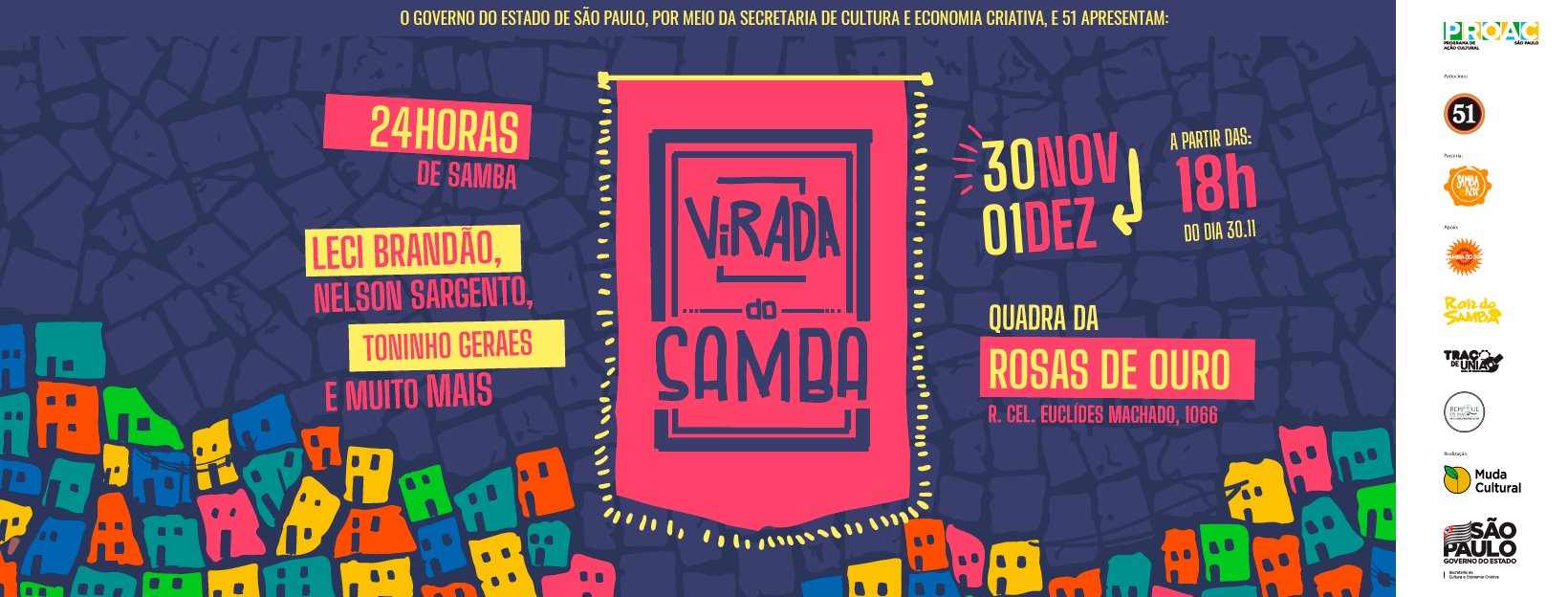 Virada do Samba: 24 horas de Samba na Rosas de Ouro