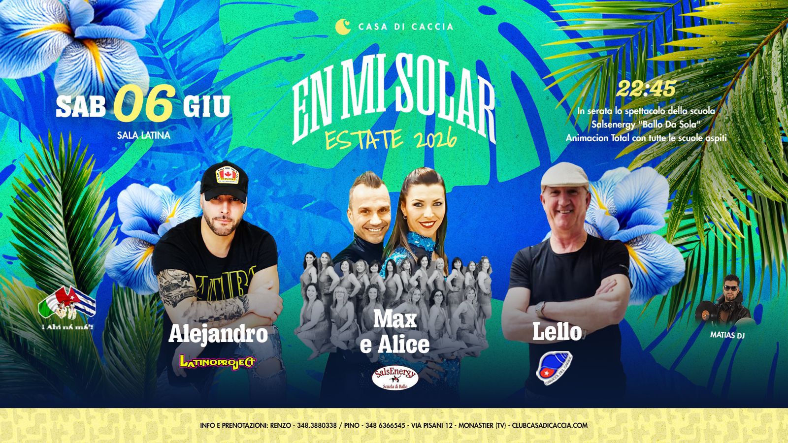 SABATO 06 GIUGNO_SALA LATINA ESTIVA