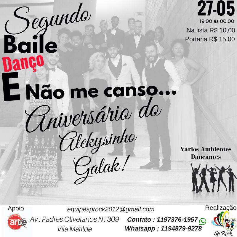 Segundo Baile Danço e Não me Canso