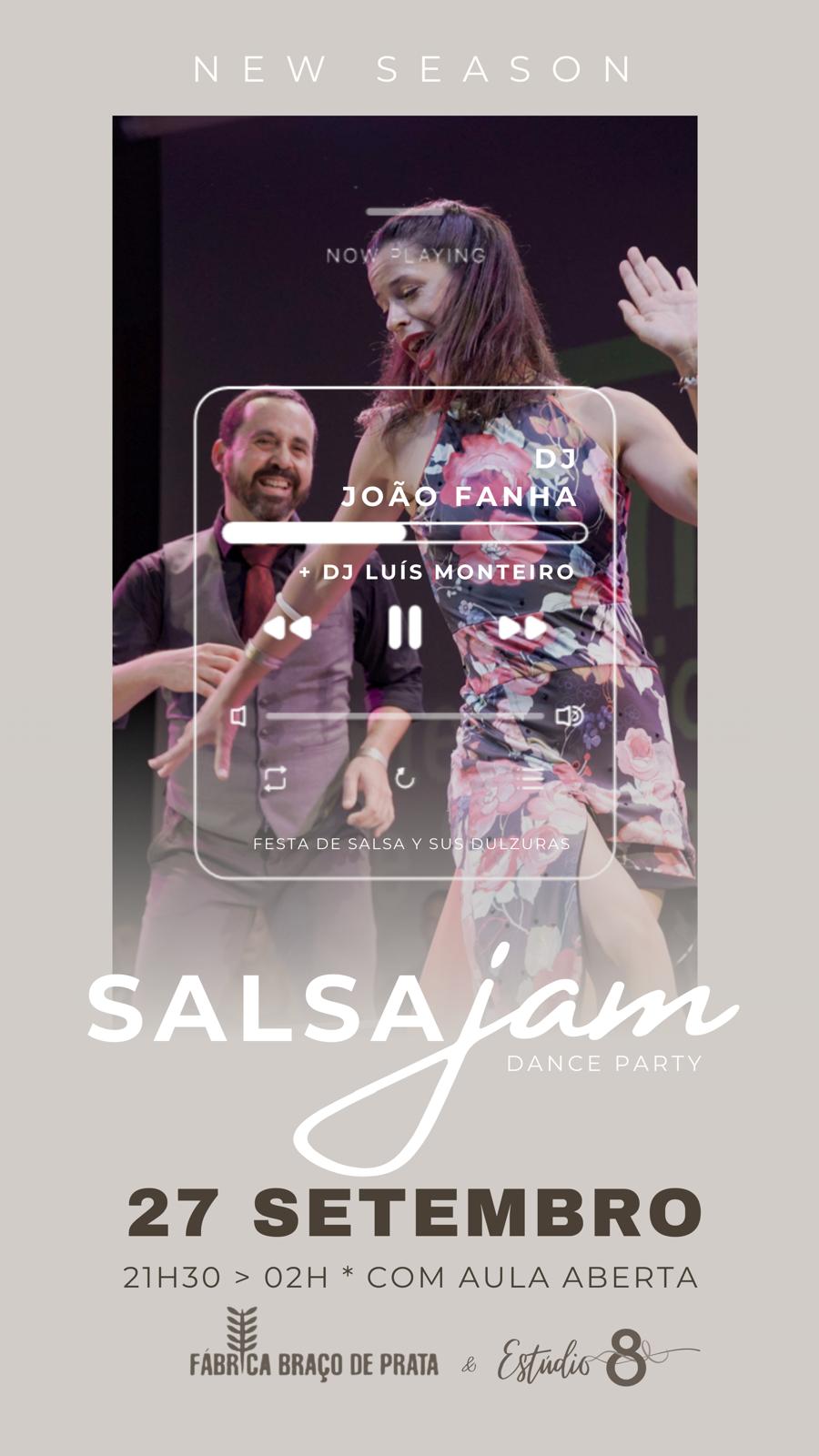 SALSA JAM Dance Party Estúdio 8 e DJ João Fanha na Fábrica do Braço de Prata (c Luis Monteiro)