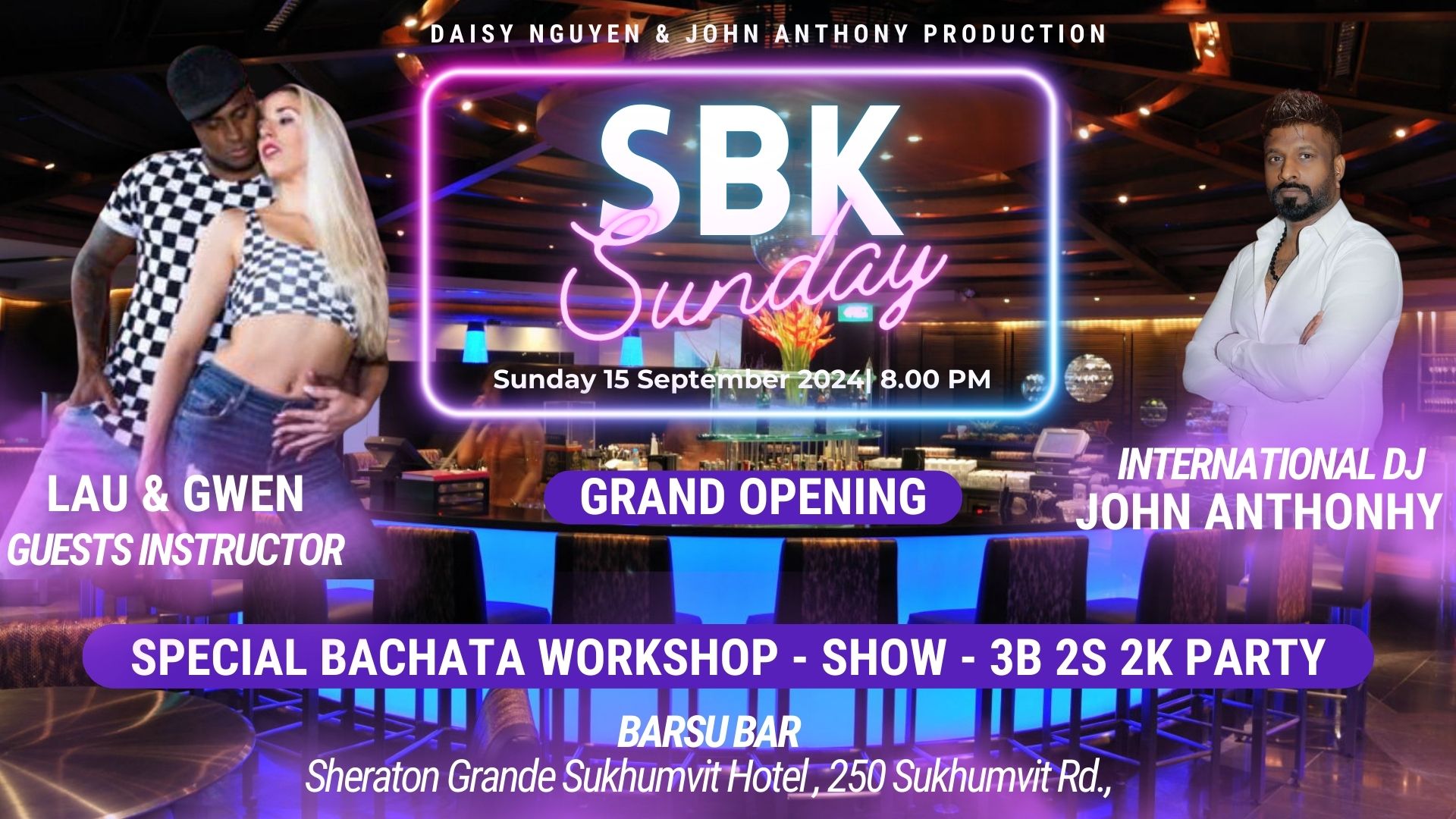 SBK SUNDAY - GRAND OPENING (15 SEPT)
