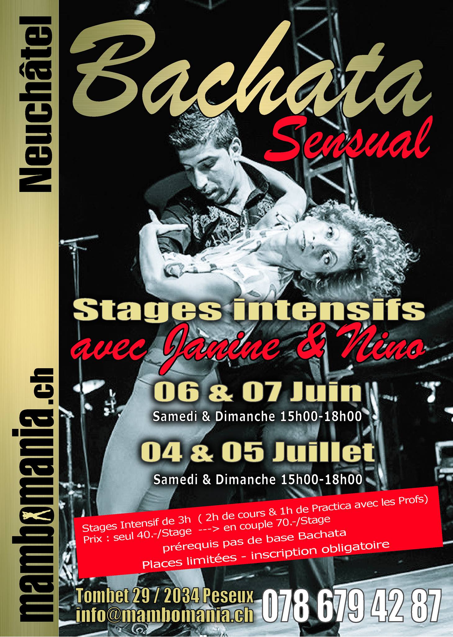 BACHATA SENSUAL Stages intensifs @ mambomania