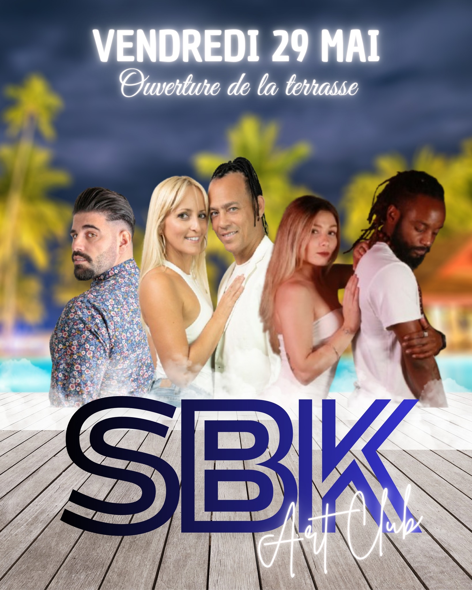 Soirée SBK Art Club : Opening de la terrasse