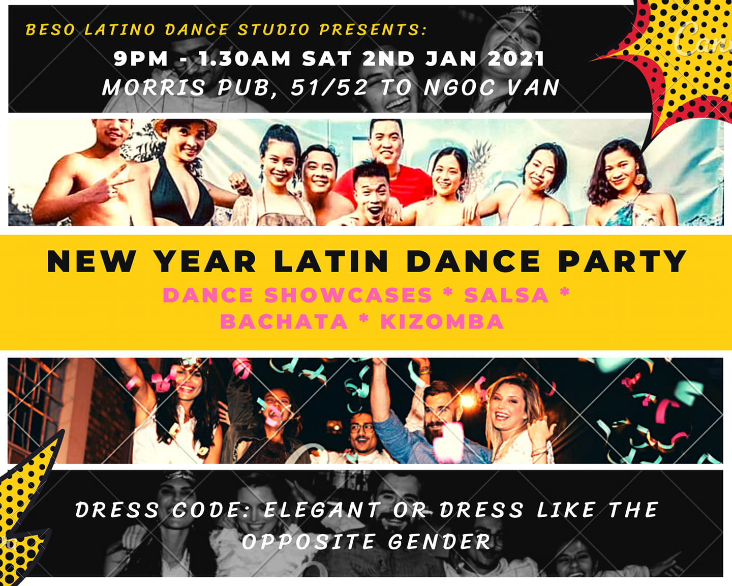 BESO GRAND NEW YEAR LATIN DANCE PARTY