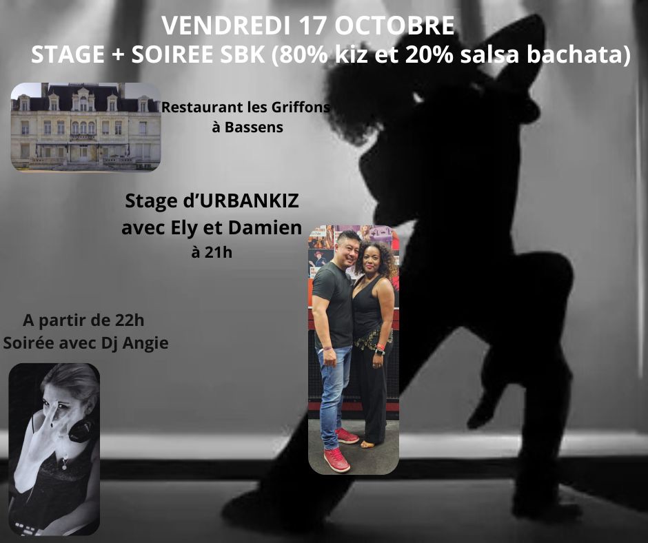 Soirée SBK (80%kiz et 20% salsa-bachata-Kompa)