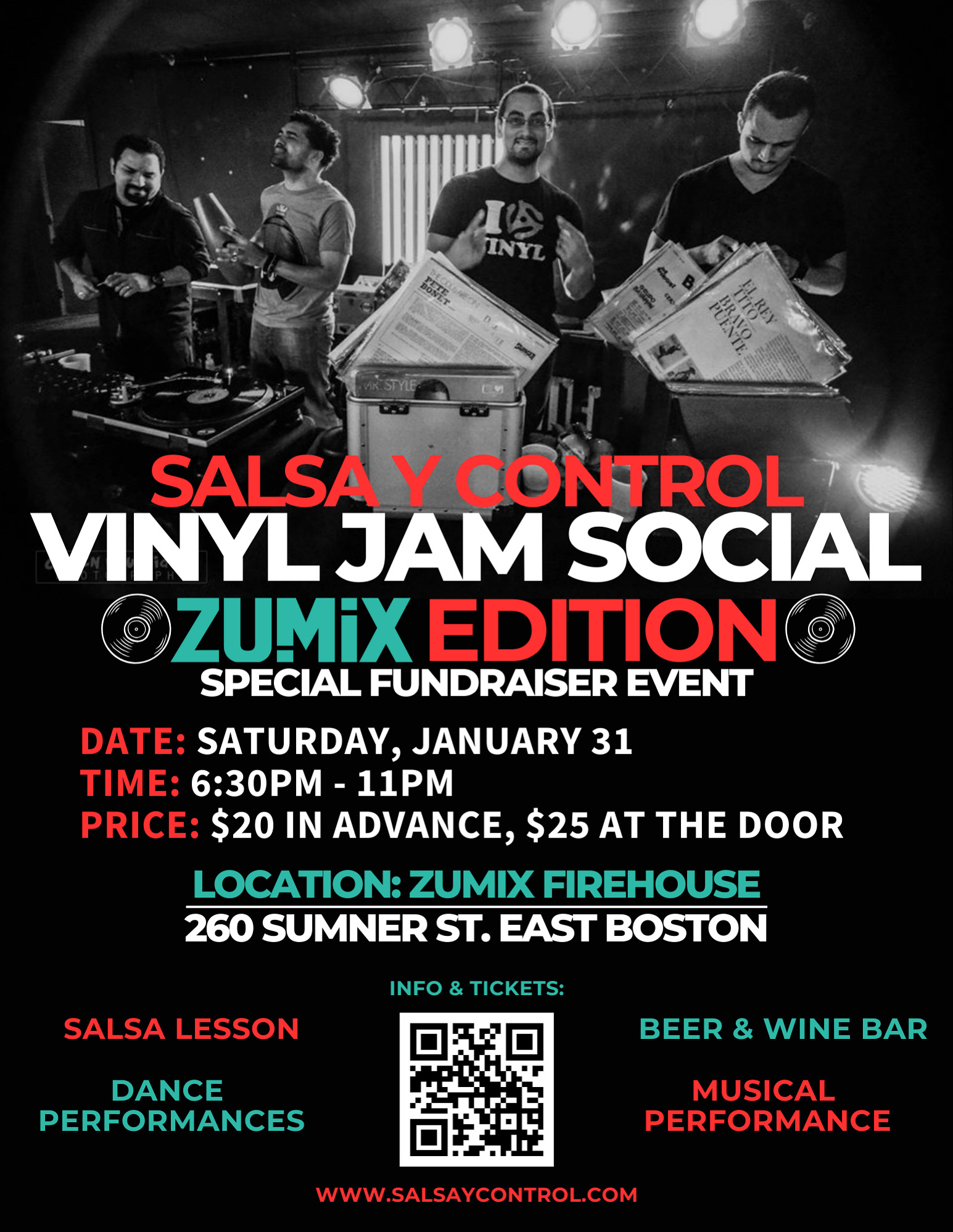Salsa y Control Vinyl Jam Social: Zumix Edition