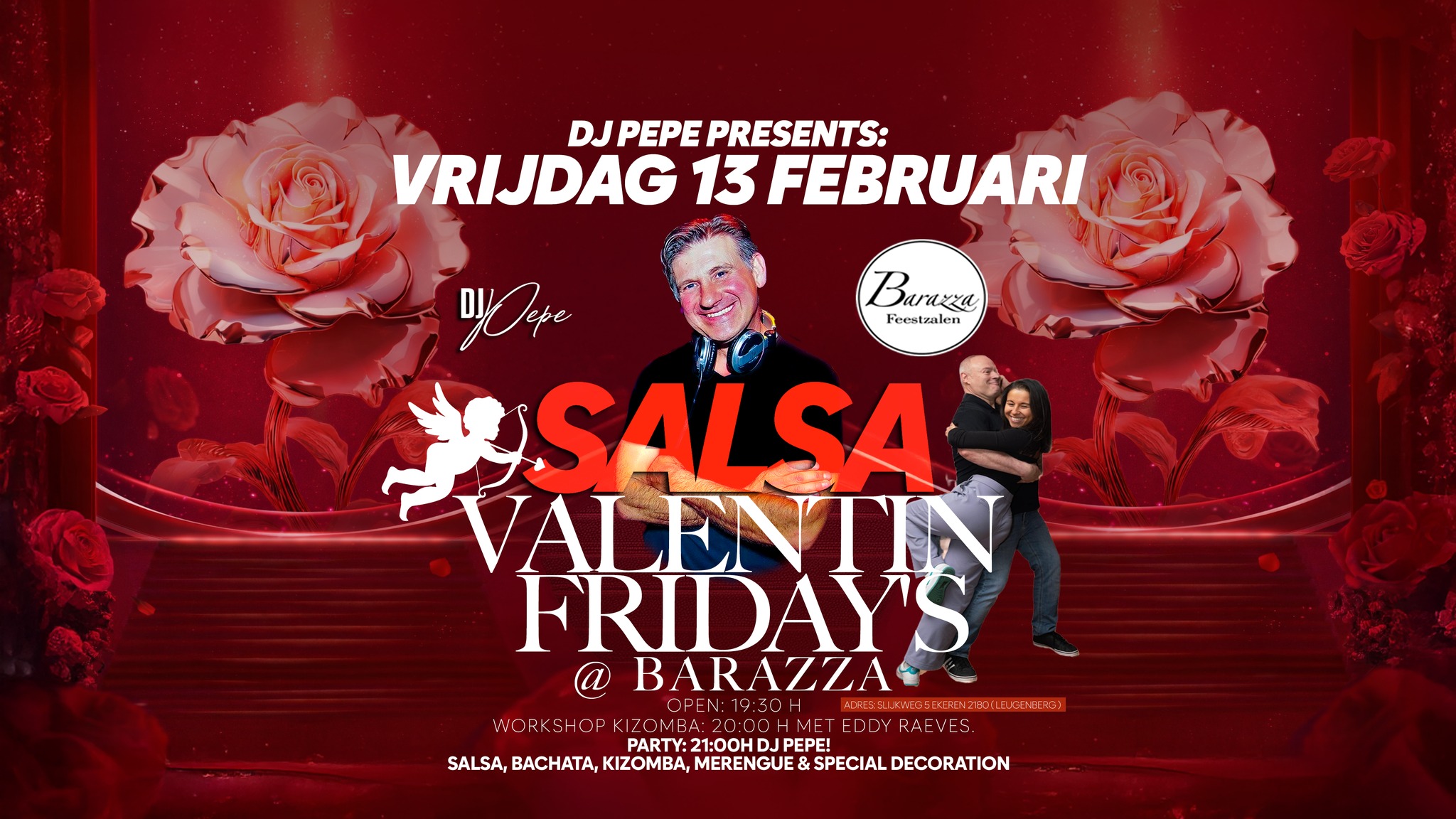 VRIJDAG 13 FEBRUARI SALSA VALENTIN FRIDAY'S @ Barazza