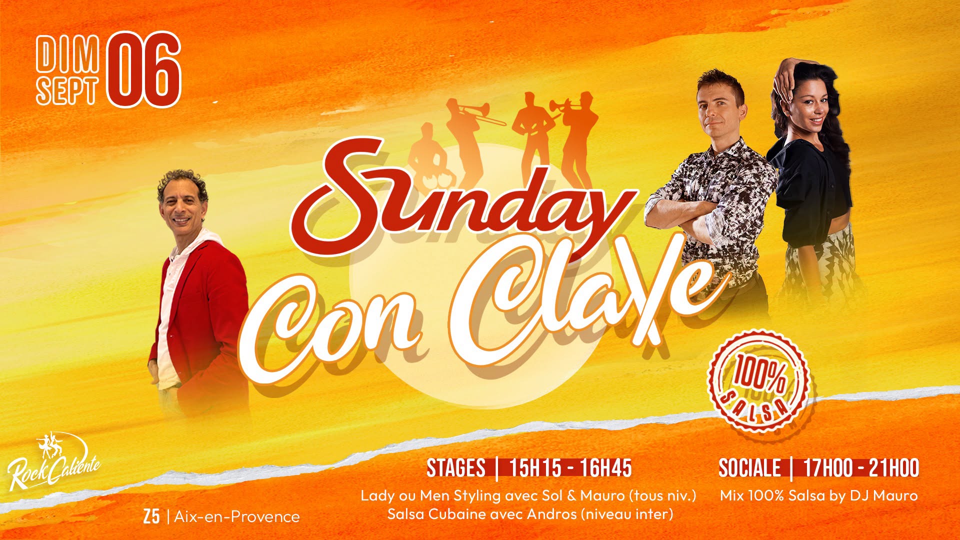 Sunday Con Clave Dimanche 100% SALSA au Z5