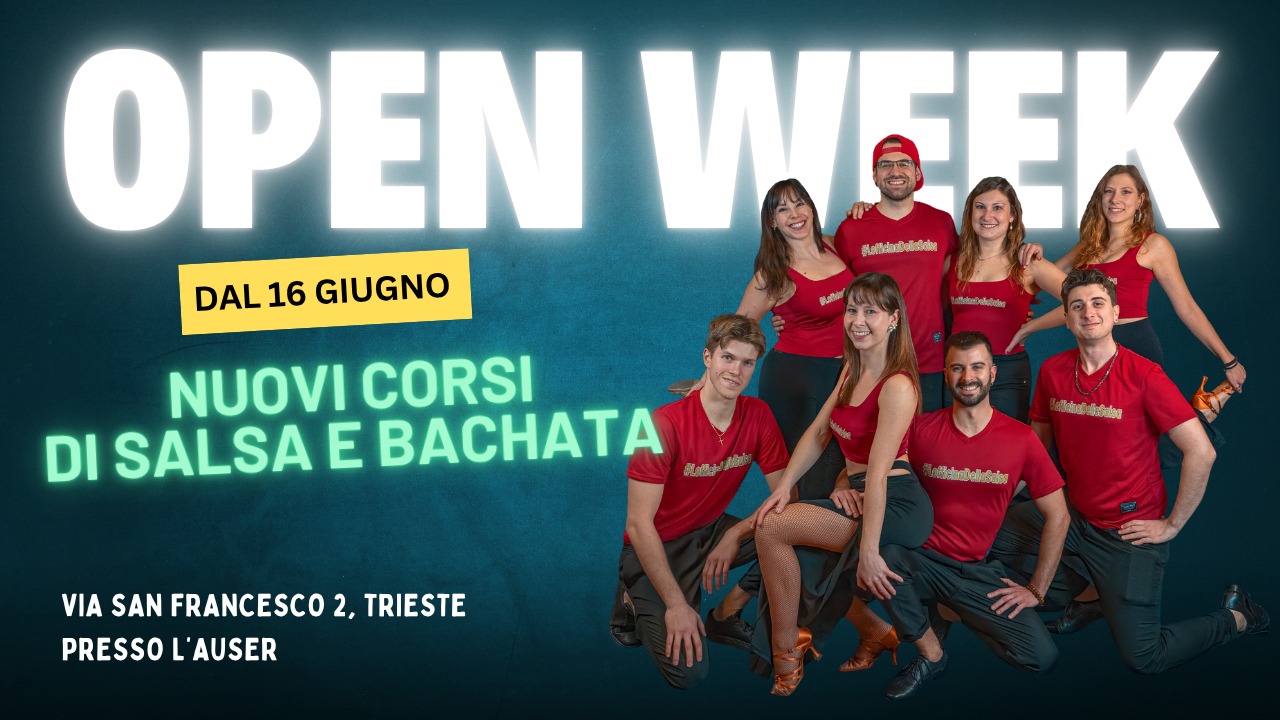 OPEN WEEK - NUOVI CORSI DI BALLO ESTIVI