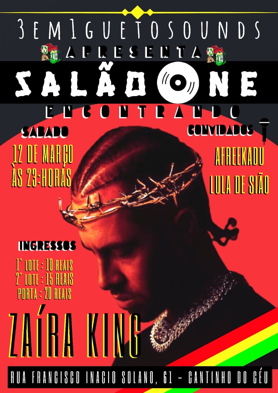 3em1 Gueto Sounds SALÃO ONE encontrando RED LION ZAÍRA KING