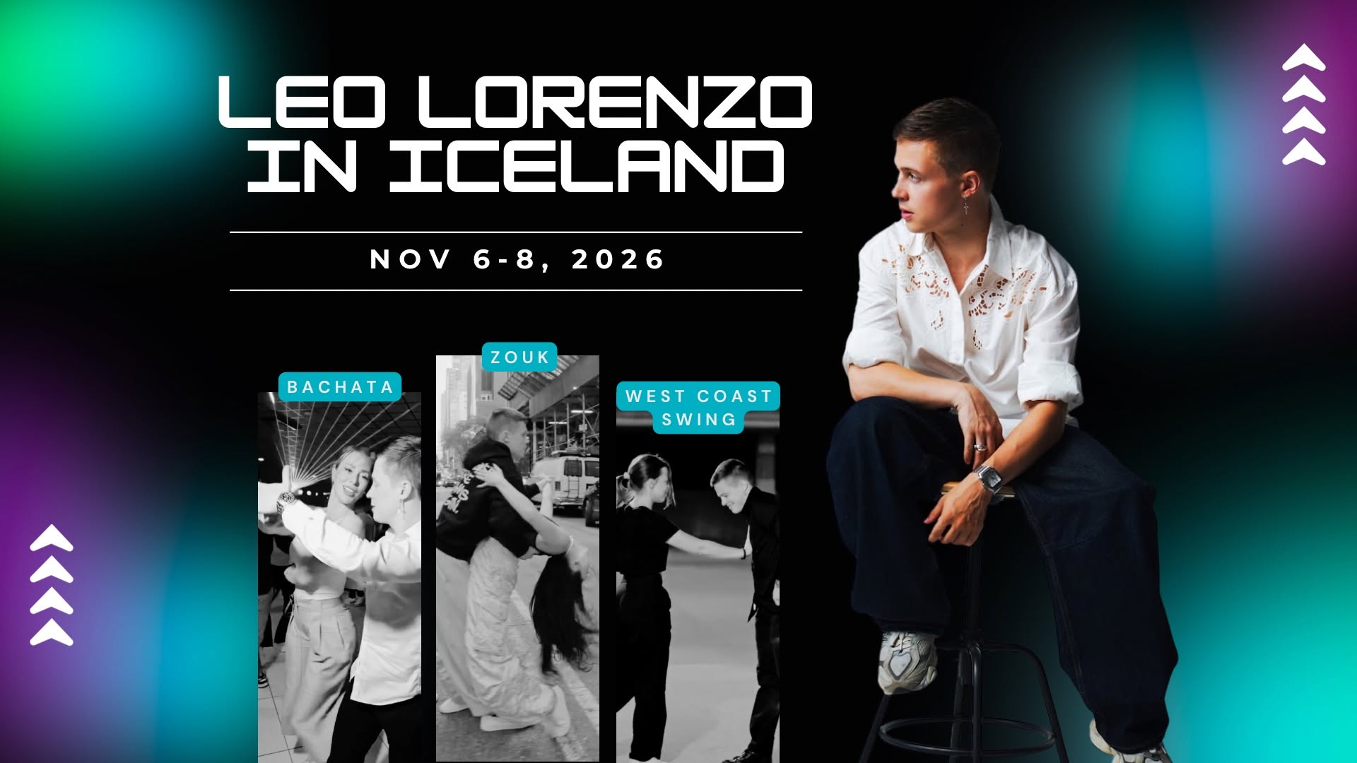 Dance Weekender in Iceland with Leo Lorenzo