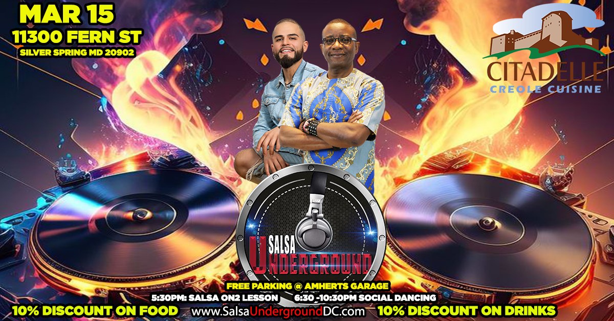 πΆπ Salsa Underground DC: March 15th