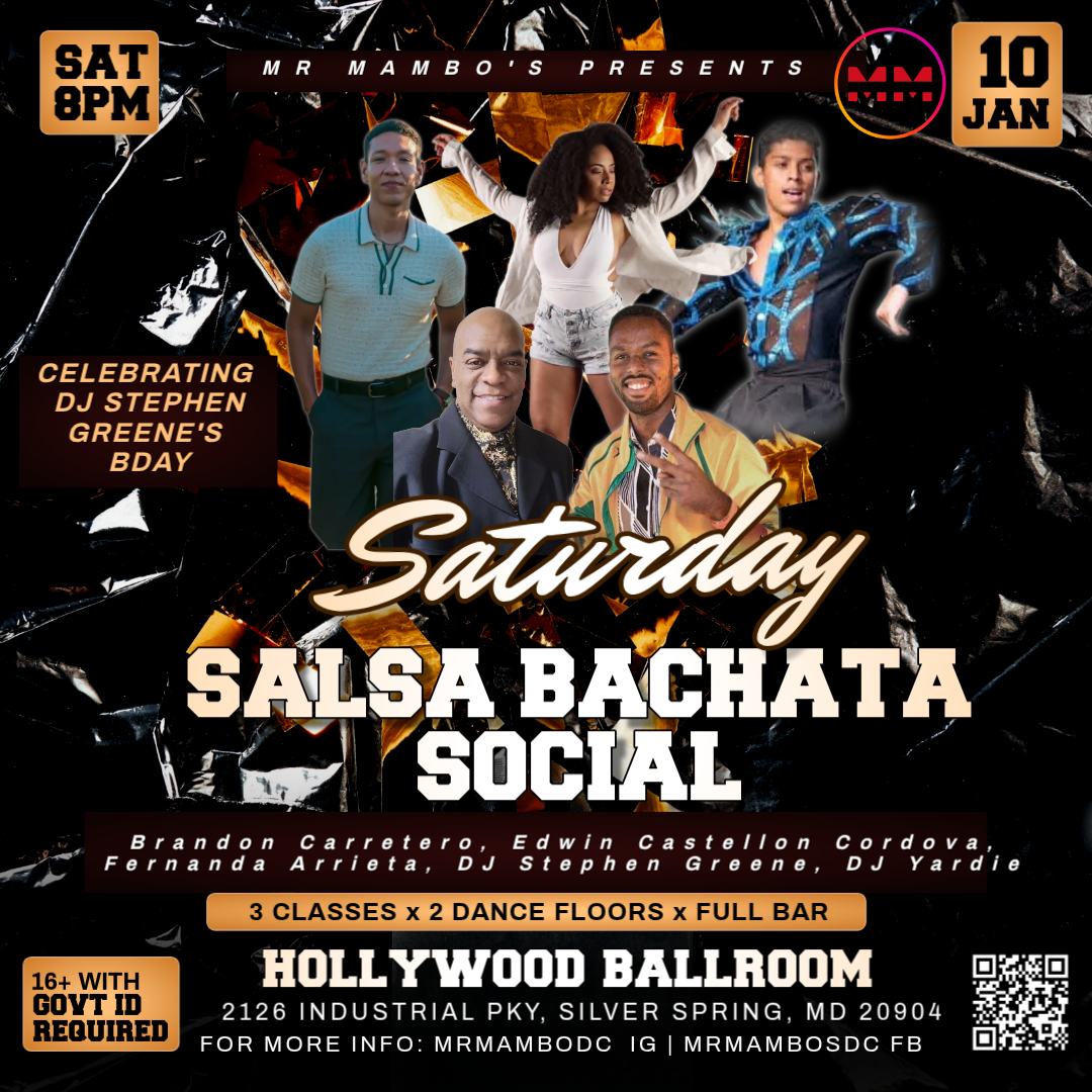 Mr. Mambo's Salsa Bachata 2026 New Year Kick Off Social