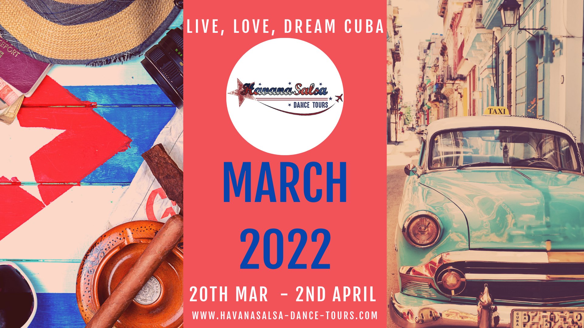 Dance Salsa Holiday to Cuba with Havana Salsa Dance Tours MARCH 2022